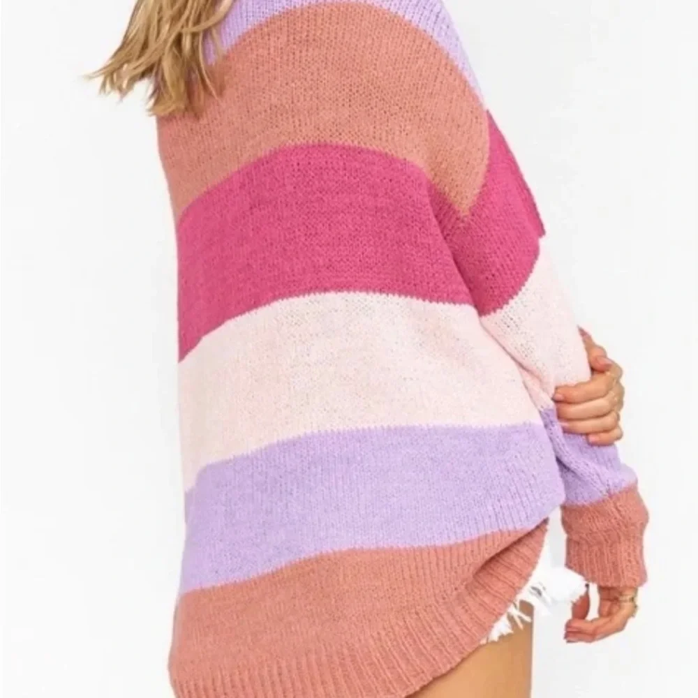 Show me your mumu Woodsy knit sweater in Sunset stripe Size XS - Picture 3 of 9